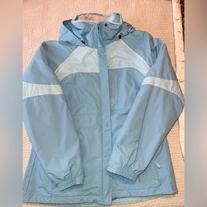Women's Columbia 3-in-1 interchange jacket.